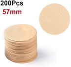 57mm/63mm Coffee Filter Paper Coffee Maker Replacement Professional Filters Paper Compatible with Aeropress Compatible with Portafilter Coffee Kitchen Tools(200Pcs 57mm) - Image 2