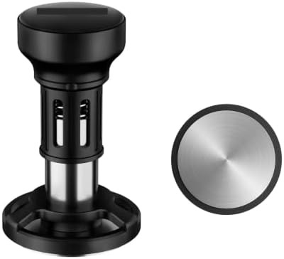 58mm Dosing Funnel,Coffee Distributor,Espresso Portafilter Holder,Espresso Tamper,Bottomless Portafilter(Impact Tamper) - Image 2