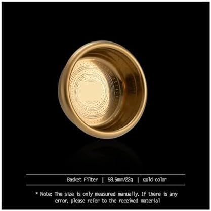 Precision High Extraction Espresso Basket Filter,Micro Sieve With 304 Stainless Steel For 51/54 / 58mm(58mm 22g Gold) - Image 2