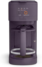 BELLA VersaBrew 2-in1 Coffee Maker, K-Cup compatible, Brew 3 Sizes Carafes & Single Serve Cups, Dishwasher Safe Reusable Filter & Filter Holder, Iced Coffee Function, 60oz Tank, Plum by bella