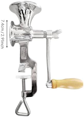 Generic Manual Coffee Grinder Coffee Mill Hand Crank Grinder Burr Grinder Bean Grinder Stainless Steel Body With Adjustable Clamp Stable On Countertops - Image 4