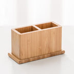 FOMIYES Coffee Cup Holder Set Xmas Bamboo Mug Rack and Spoon Storage Box - Image 4