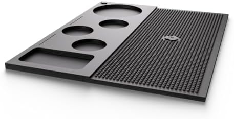 GROUNDED & NESTLED 3-in-1 Modular Barista Mat | Coffee Bar Tamping Mat by Unknown