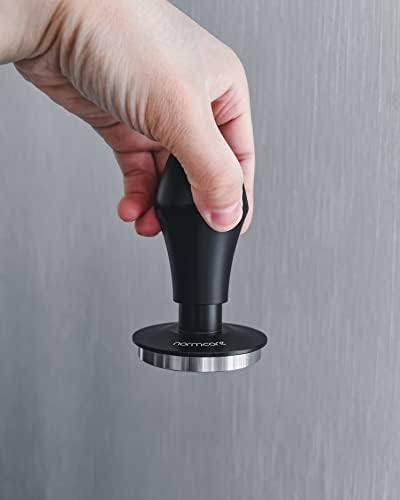 Normcore 53.3mm Spring Loaded Tamper - Espresso Coffee Tamper With Stainless Steel Ripple Base - 15lb / 25lb / 30lbs Replacement Springs - Anodized Aluminum Handle and Stand - Image 5