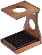 Coffee Filter Holder Stand, Bamboo and Rosewood Base with Stainless Steel Ring for Stable Support (1 PC) by Unknown