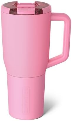BrüMate Müv - 35oz 100% Leak Proof Insulated Coffee Mug with Handle & Lid - Stainless Steel Coffee Travel Mug - Double Walled Coffee Cup (Primrose) by Br%C3%BCMate
