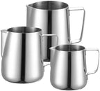 350ml/600ml (12oz/20oz) Milk Frothing Pitcher Steaming Pitchers Stainless Steel Coffee Latte Art Jug Cup with Pen,12oz(600ml (20 oz)) - Image 7