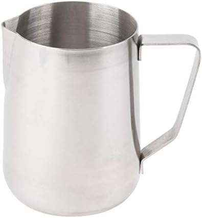 Milk Frothing Pitcher 1500 ml Large Milk Pitcher Stainless Steel Milk Steaming Frothing Pitchers for Espresso Machines Milk Frother Latte Art (Set of 6) 50-Ounce by Unknown