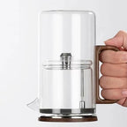 Bonstan Heat-Resistant Glass Teapot with Magnetic Switch, 500ml Tea Infuser Pot with SUS316 Stainless Steel Filter, Versatile Kettle for Loose Leaf Tea - Image 4