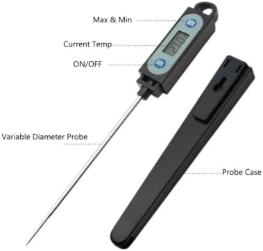Meat Thermometer Portable Food Thermometers High Accuracy Cooking - Image 2