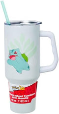 Silver Buffalo Pokémon Bulbasaur, Stainless Steel Tumbler, 40oz by SilverBuffalo