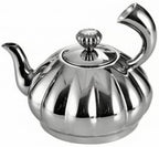 Stainless Steel Teapot Compact Teapot with Lid Decorative Tea Kettle for Countertop by Unknown