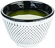 Restaurantware 2 oz White Cast Iron Tea Cup, 2 Pack by Restaurantware
