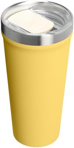 STANLEY Everyday Tumbler 20 oz | Press Fit Drink Through Lid | Beverage, Coffee, and Cocktail Cup | Insulated Stainless Steel Wine Glass | BPA-Free | Daffodil - Image 3