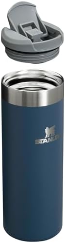 Stanley AeroLight Transit Bottle 16 oz | Locking Drink Through Lid | Leak Resistant Water Bottle or Coffee Travel Mug | Lightweight Insulated Stainless Steel | BPA-Free | Navy - Image 2