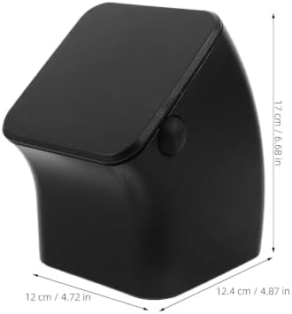 INOOMP Square Coffee Knock Box, Espresso Grounds Knock Box, Black - Image 2