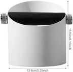 Coffee Knock Box, Stainless Steel (White) - Image 2