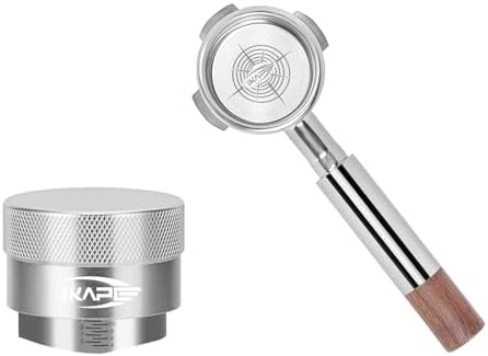 IKAPE 53MM Coffee Distributor & 54mm Bottomless Naked Portafilter by IKAPE