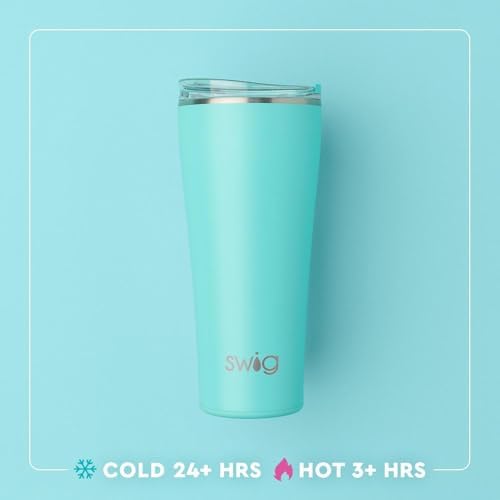 Swig Life 32oz Insulated Tumbler with Lid, Melon Slice - Image 3