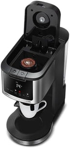 Gourmia Coffee Maker - 12-Cup & Single Serve, Glass Carafe, Black - Image 5