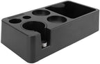 Espresso Tamping Station, Espresso Accessories Organizer Box, Modern Multifunctional Coffee Tamping Station for Home Kitchen Cafe Bar Black by MUNEFE