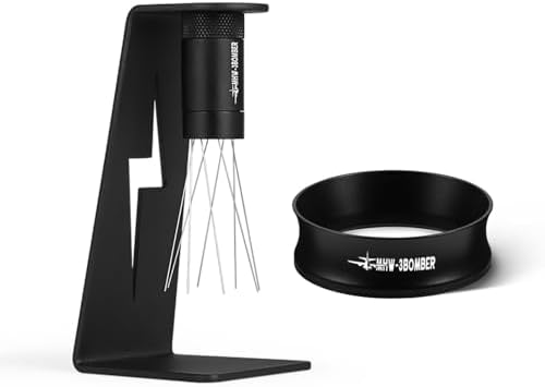 MHW-3BOMBER 51mm Espresso Dosing Funnel & WDT Tool Espresso Distribution by Unknown