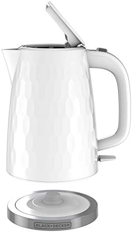 BLACK+DECKER 1.7L Cordless Electric Kettle, White - Image 5