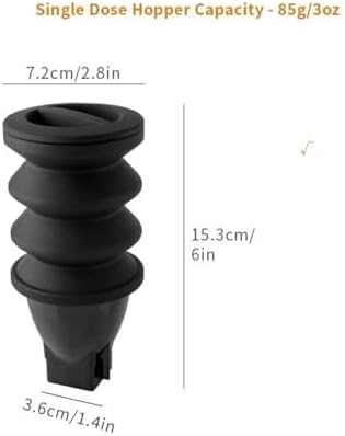 Coffee Beans Grinder Single Dose Hopper And Silicone Belows Blowing Cleaning Tools,Compatible For Galileo, /, Compatible For Eureka, /, Compatible For Mazzer(Compatible for Kalita) - Image 2