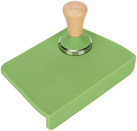 Silicone and Beech Coffee Tamper Mat with Tamper Slot, 207x145x40mm, and Oil Proof, Ideal for Baristas and Home Brewers (58mm / 2.28in Tamper) - Image 4