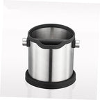 Anti Slip Espresso Grinds Waste Container Open Mouthed Stainless Steel - Image 3