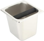 Stainless Steel Knock Box with Protective Rubber Bar, Deep Bowl Design for Large Capacity, Ideal for Household and Professional Use (Large) - Image 6
