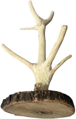 Rustic Oak Branch Mug Tree Holder, Handmade Wood Coffee Cup Stand - Image 6