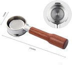 58MM 3 Ears Coffee FilterStainless Steel Bottomless Coffee Portafilter Handle Barista Tool(58mm Barsetto-C3) - Image 2