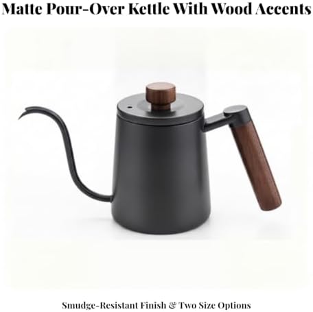 Stainless Steel Pour-over Kettle, Black, 350ML - Image 2