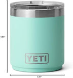 YETI Rambler 10 oz Ceramic Lined Lowball 2.0, Vacuum Insulated with MagSlider Lid, Seafoam - Image 7