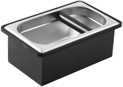 Box Espresso Knock Ground Container Box Accessory Thick Rubber Stainless Steel Build Suitable for, Large - Image 6