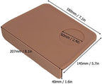 Silicone Coffee Tamper Mat, Coffee Tamper Mat, with Tamper Slot Silicone Tamping Mat Coffee Pad Tamp Station Tool (Brown) - Image 3
