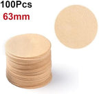57mm/63mm Coffee Filter Paper Coffee Maker Replacement Professional Filters Paper Compatible with Aeropress Compatible with Portafilter Coffee Kitchen Tools(100Pcs 63mm) - Image 2