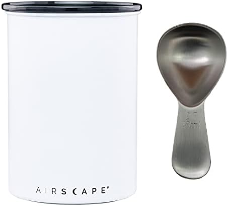 Airscape Stainless Steel Coffee Canister & Scoop Bundle - Food Storage by PlanetaryDesign
