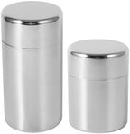 550ml/450ml Stainless Steel Loose Leaf Tea Tins Tea Can Canister Coffee Sugar Storage Box for Containers Home Kitchen Canisters(Small) - Image 3