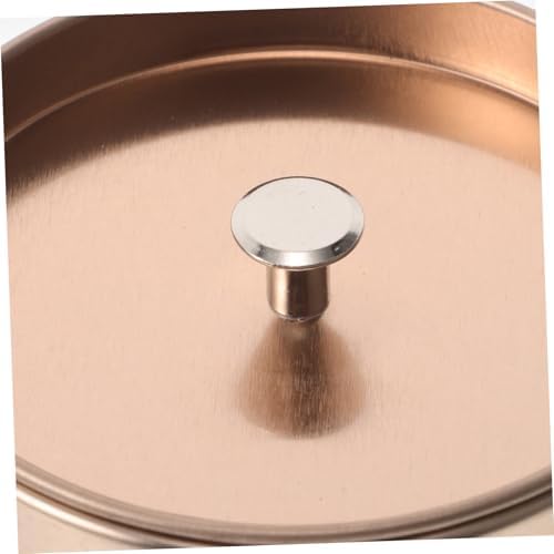 Luxshiny 6pcs Airtight Round Tea Containers with Moistureproof Seal Tinplate Canisters for Loose Leaf Tea Storage Portable and Space-saving Metal Tins for Freshness Preservation and Travel - Image 3