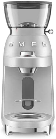 SMEG Electric Espresso Coffee Grinder, Stainless Steel - Image 3