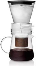 Iced Drip Coffee Maker, 600ml Cold Brew Drip Tower, Adjustable Dripper, Stainless Steel Filter, Makes 2-4 Cups, for Kitchen, Office, Coffee Shop by Unknown