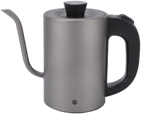 Luocute Gooseneck Electric Kettle, 0.8L Stainless Steel Pour Over Kettle with Auto Shut Off and Boil Dry Protection Fast Heating Water Boiler for Coffee and Tea (US Plug 110V) by Unknown