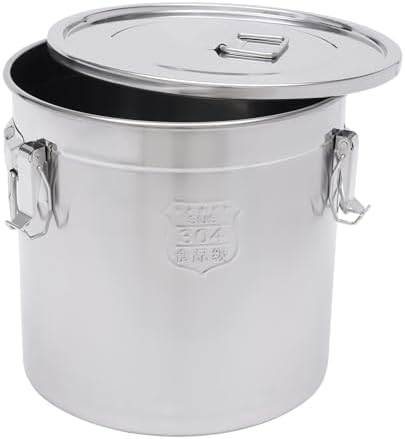DYNAMI 8.7Gal 304 Stainless Steel Bucket Milk Can with Airtight Lid - Image 5