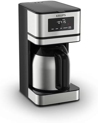 KRUPS 12-Cup Programmable Thermal Carafe Coffee Maker with 3 Strengths by KRUPS
