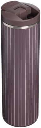 STANLEY Transit Flip Top Mug, 16 oz, Fig Pinstripe - Image 3