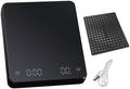 Rechargeable Scale, 0.1G High Precision Digital Coffee Scale with Timer, Pour Over, 5.9 X 5.1 X 0.89 in / 15 X 13 X 2.3 Cm by YHomU