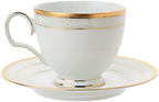 Noritake P91988/4335-6 Cup & Saucer (Pair Set) (Coffee Tea), 8.8 fl oz (250 cc), Hampshire Gold & Platinum, 2 Guests, Gold, Silver, Fine Porcelain - Image 3