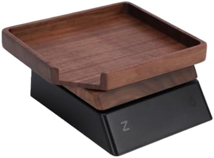 Asixxsix Wooden Electronic Gram Tea Scale, 0.1g Precision 1kg Capacity by Asixxsix